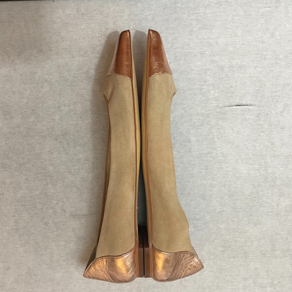 MICHAEL KORS Carissa Toe Cap Flat Rose Pointed - Picture 4 of 9